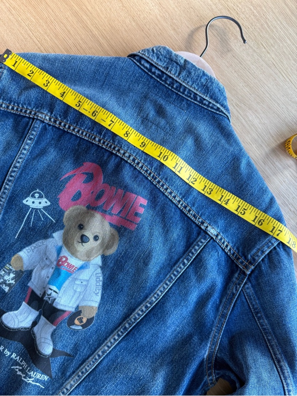 RARE 1-of-1 Polo Ralph Lauren Bowie Bear Jacket Selfridges Event M - Picture 11 of 15